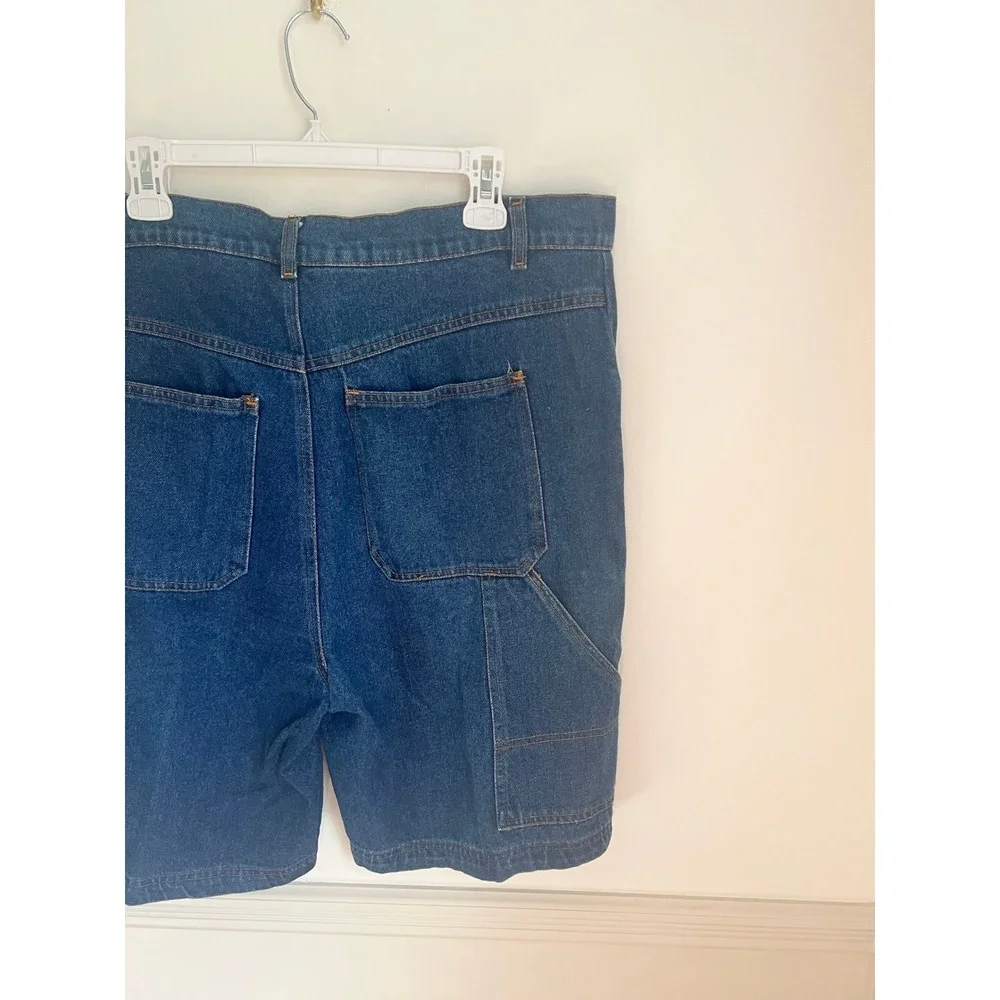 Vintage Runarounds Denim Plus Size Cargo Shorts